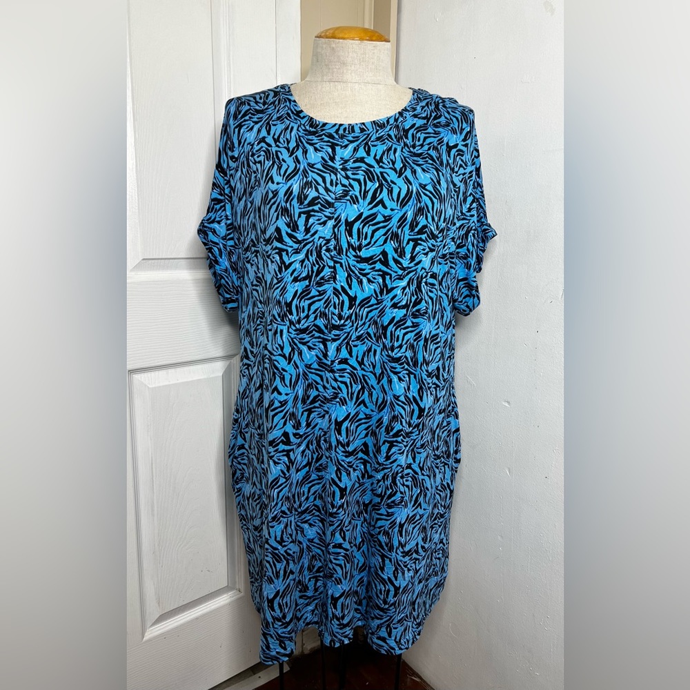 Terra & Sky Dress For Women Size 2X 20W-22W Pre Owned Pristine Cond W/ Pocket